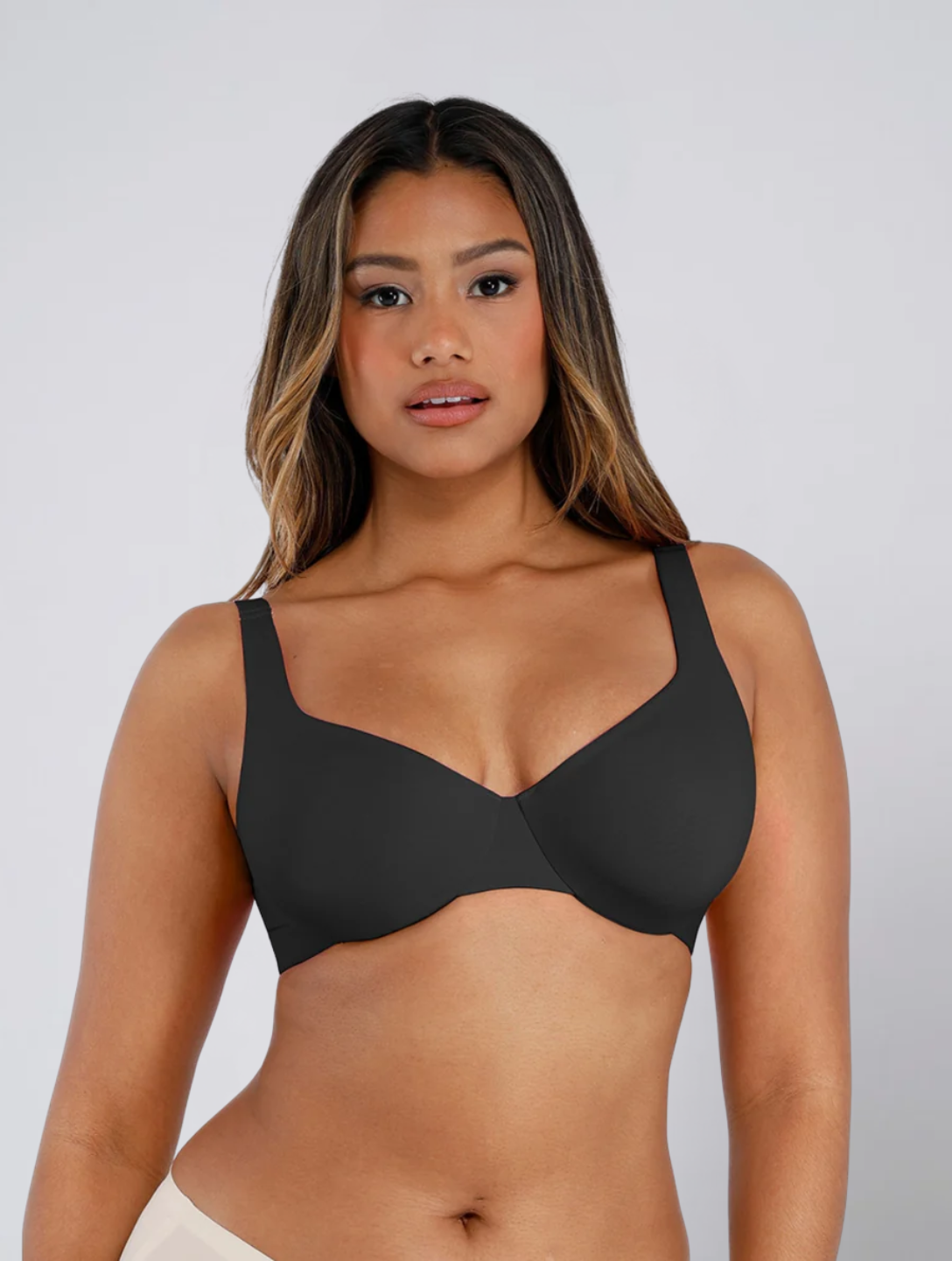 Seamless Minimizer Bra for Women – Wireless Full Coverage Comfort Bra with Wide Straps