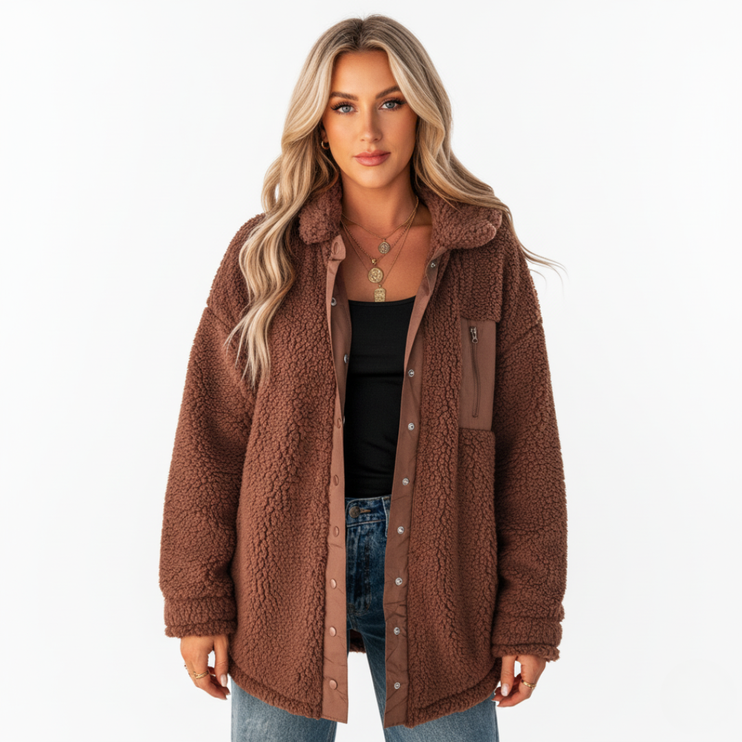 Women's Teddy Jacket | With Zipper