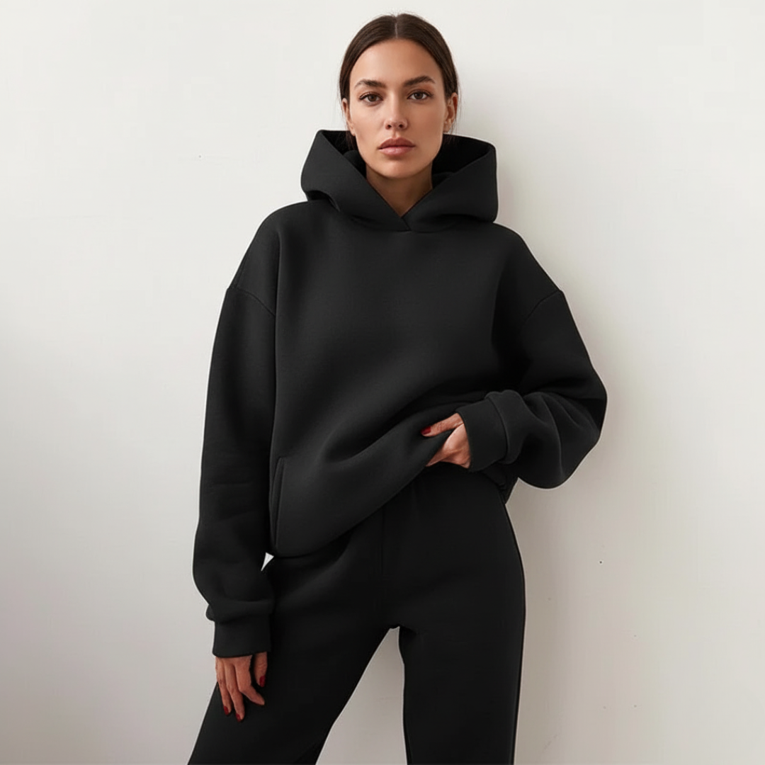 Damen Set | Hoodie mit geradem Schnitt