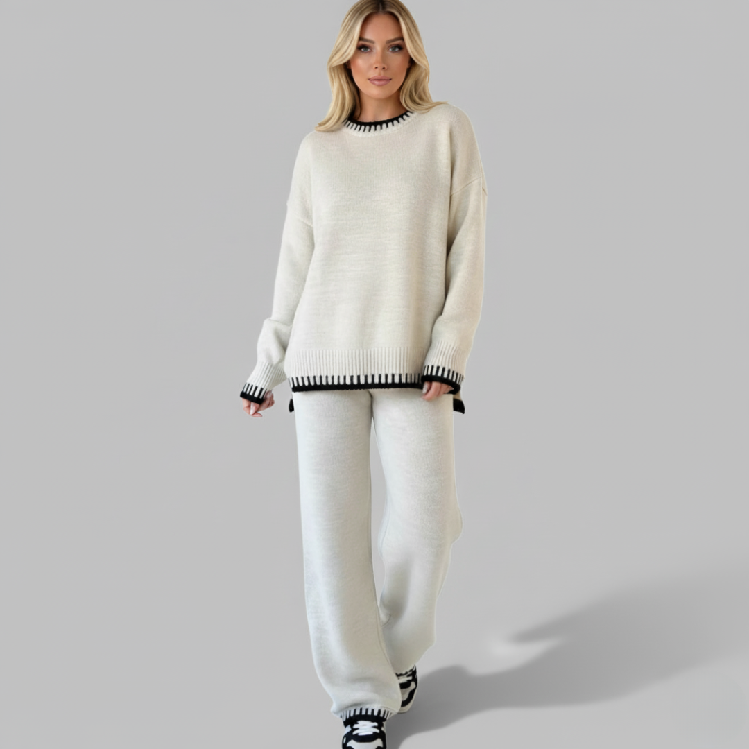 Frauen Set | Elegantes Und Warmes Zweiteiler