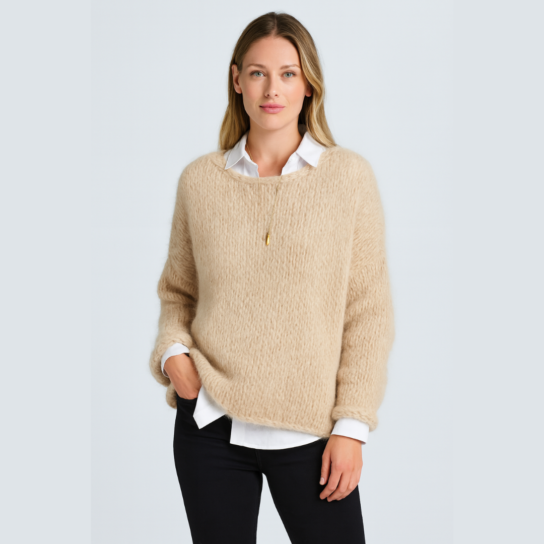 Pullover Damen | Oversize Strick Mit Lockerer Passform