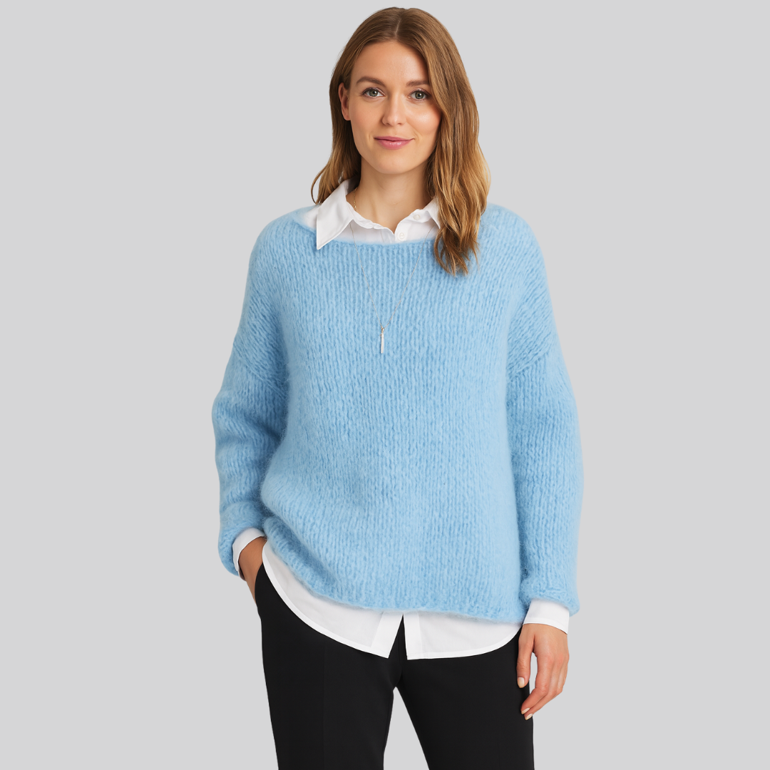 Pullover Damen | Oversize Strick Mit Lockerer Passform