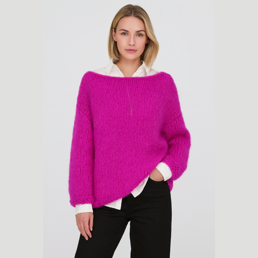 Pullover Damen | Oversize Strick Mit Lockerer Passform