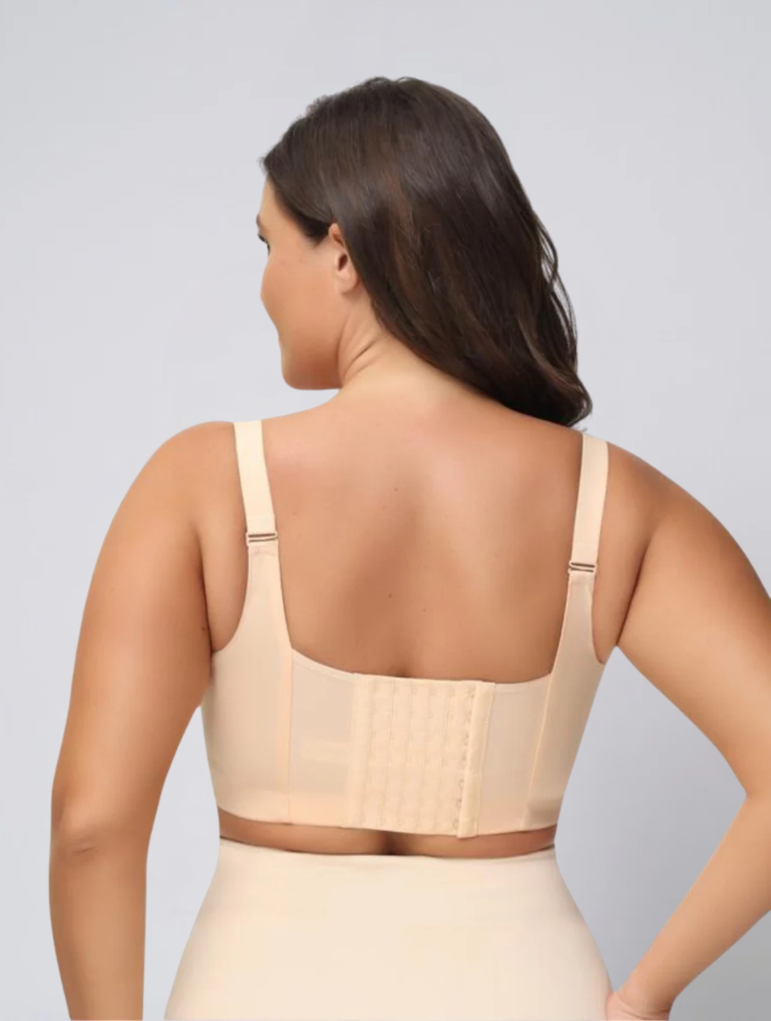 Push Up Corset Bra for Women – Lifting Shaping Bra with Structured Cups and Back Closure