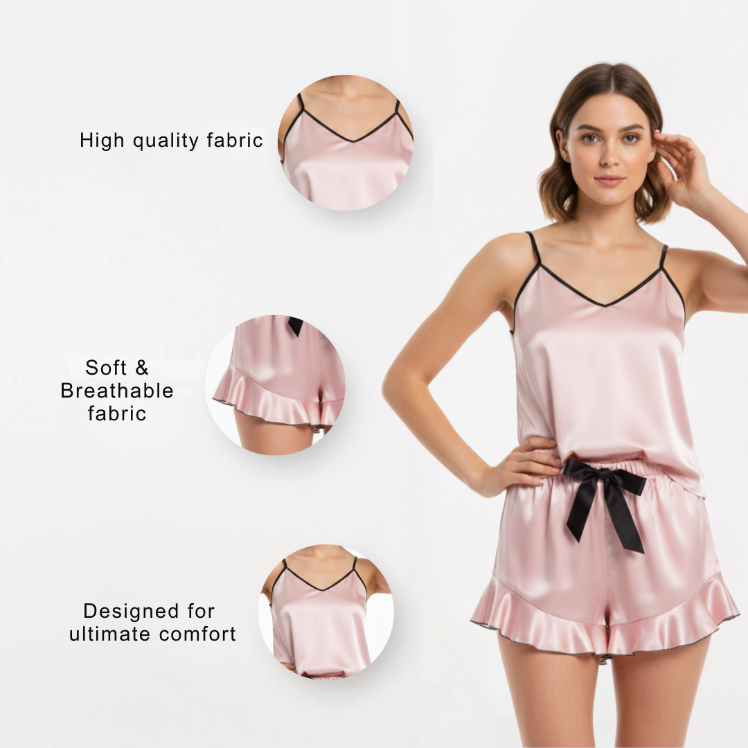 Pyjamas für Damen | Zweiteiliges Shorts Set