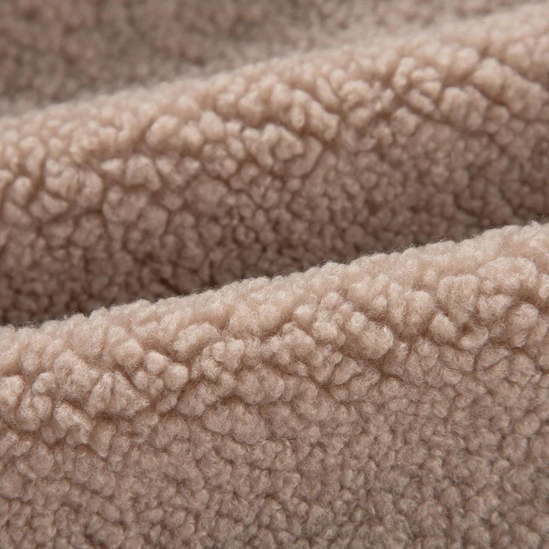 Women's Teddy Jacket with Zipper Pockets | Fluffy Winter Jacket