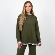 Frauen Set | Elegantes Und Warmes Zweiteiler