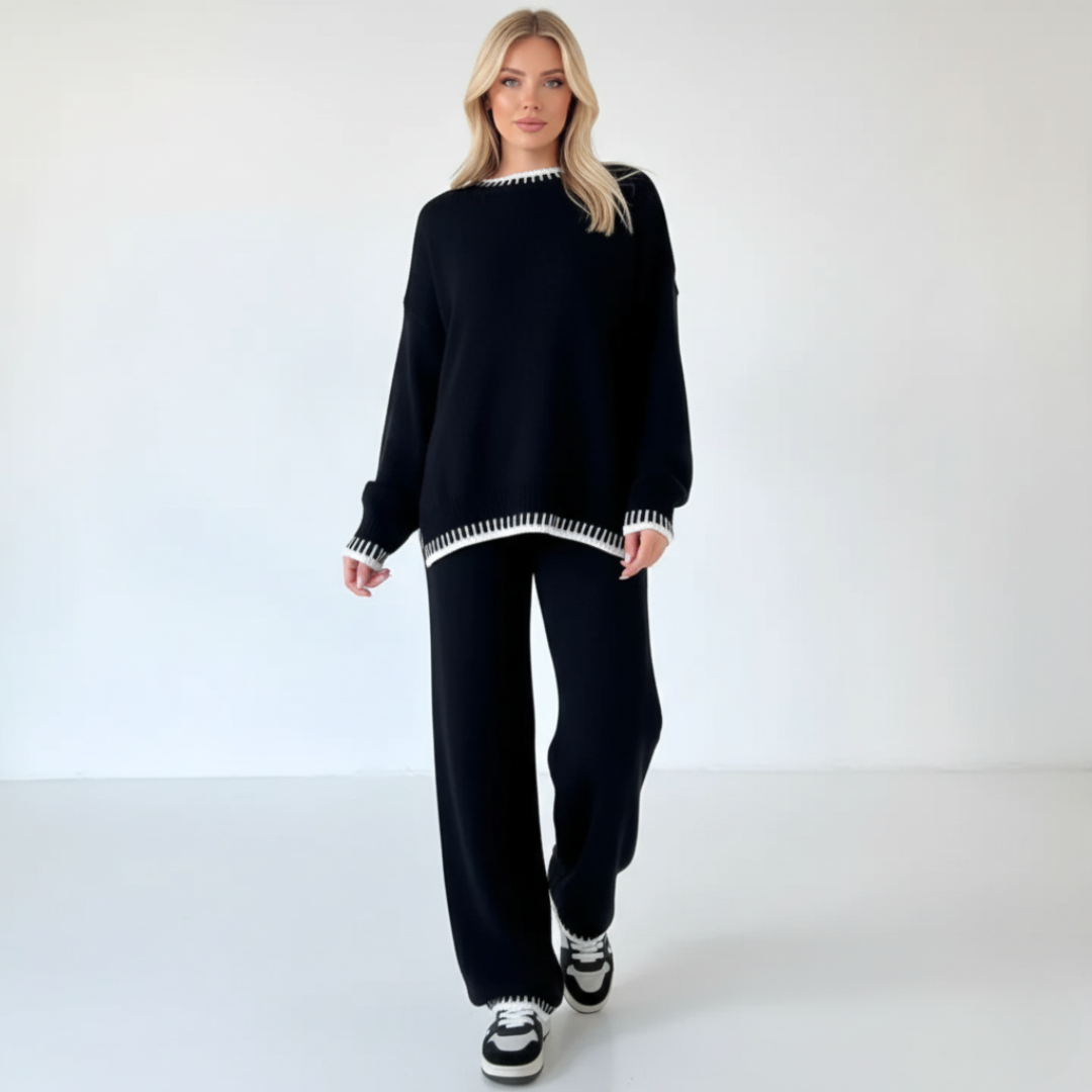 Frauen Set | Elegantes Und Warmes Zweiteiler