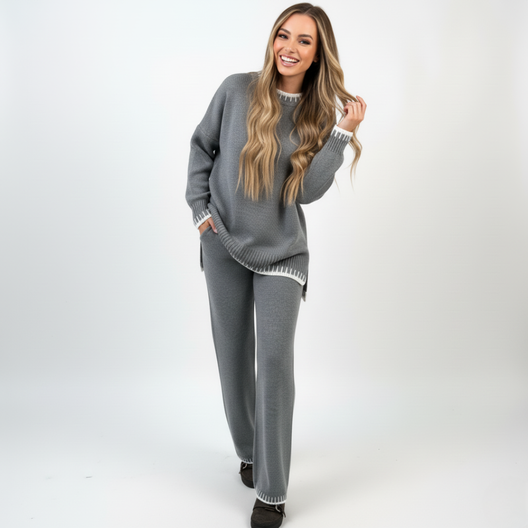 Frauen Set | Elegantes Und Warmes Zweiteiler