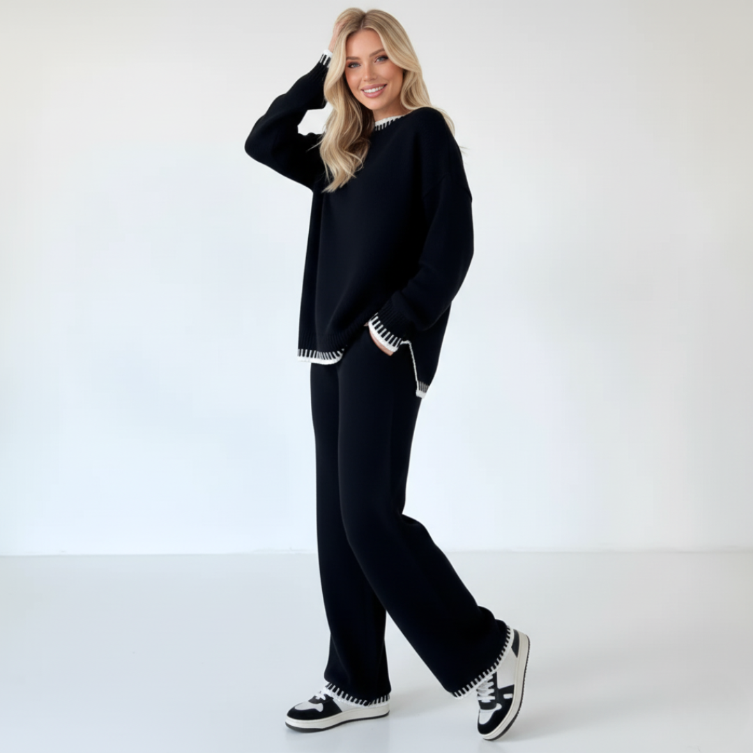 Frauen Set | Elegantes Und Warmes Zweiteiler