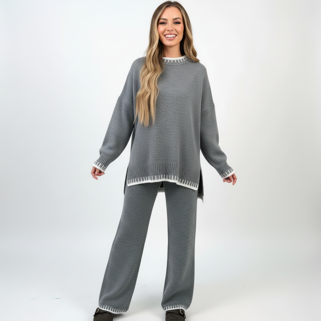 Frauen Set | Elegantes Und Warmes Zweiteiler