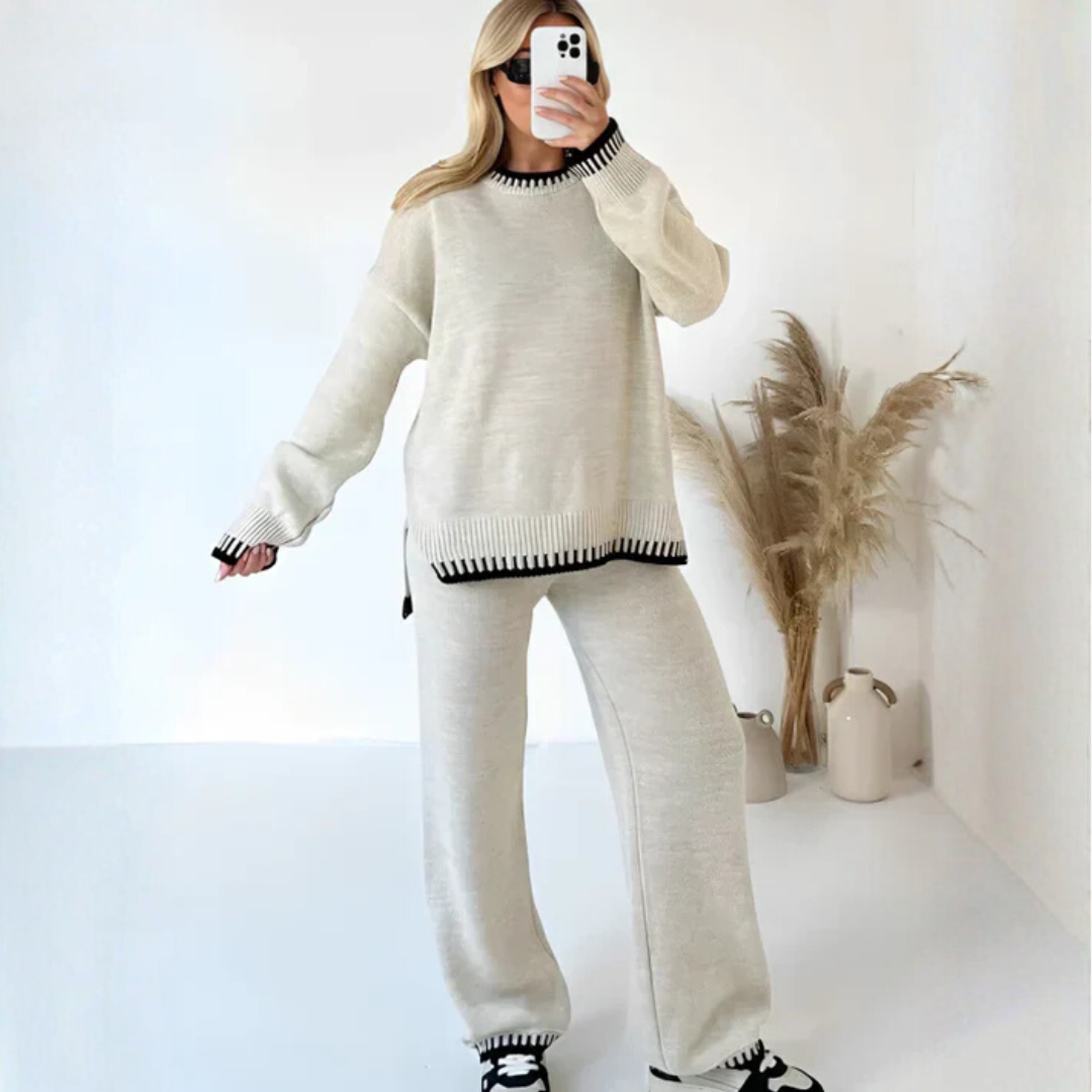 Frauen Set | Elegantes Und Warmes Zweiteiler