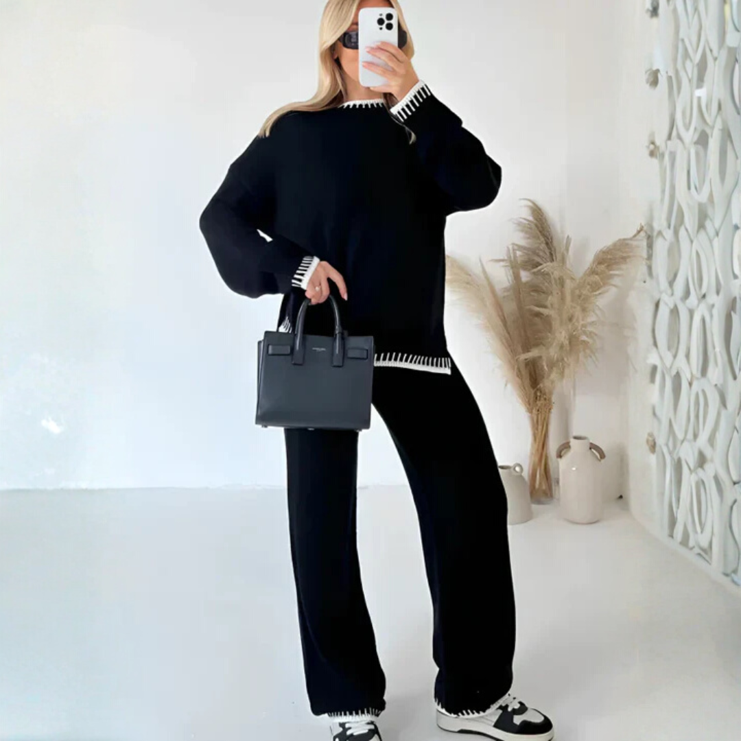 Frauen Set | Elegantes Und Warmes Zweiteiler