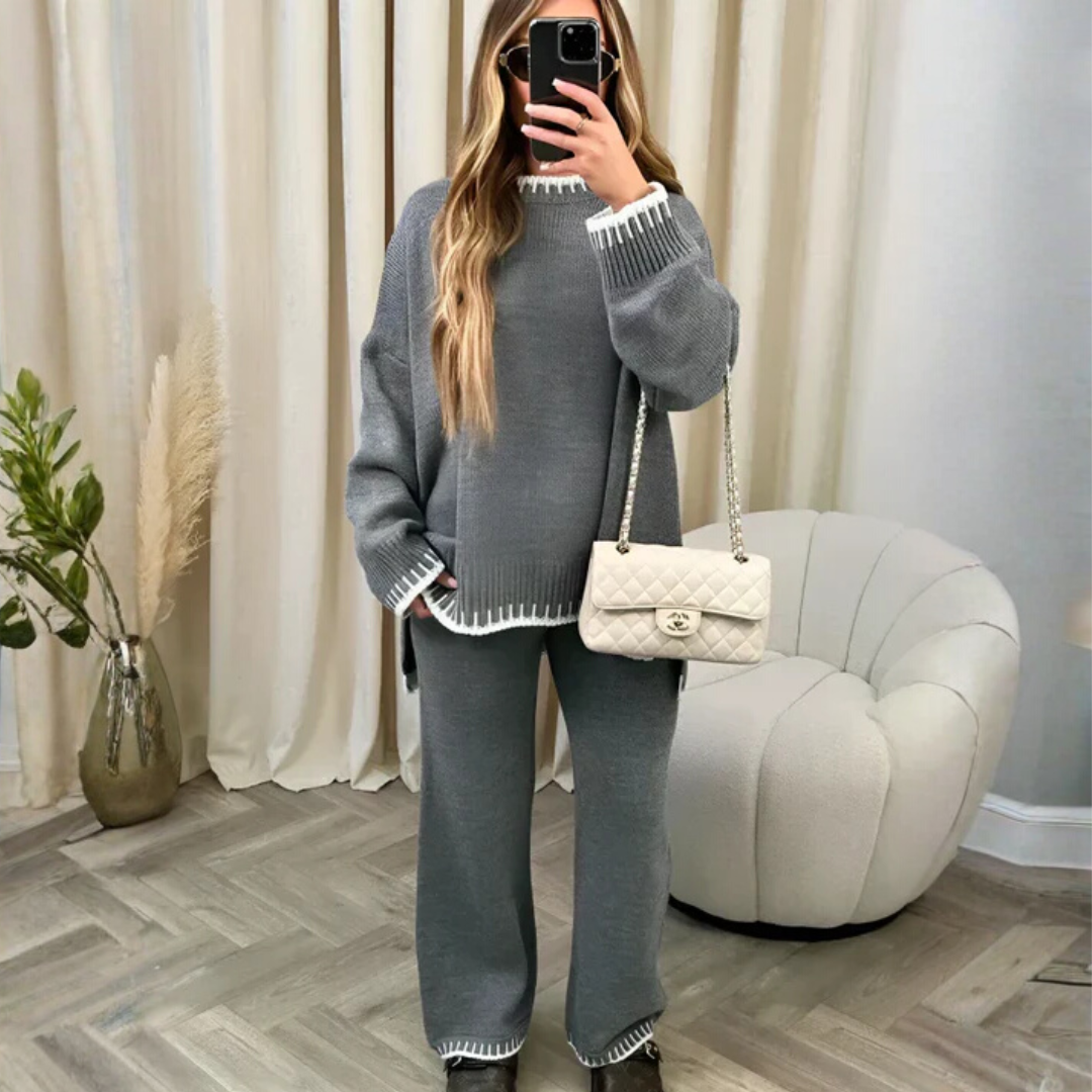 Frauen Set | Elegantes Und Warmes Zweiteiler