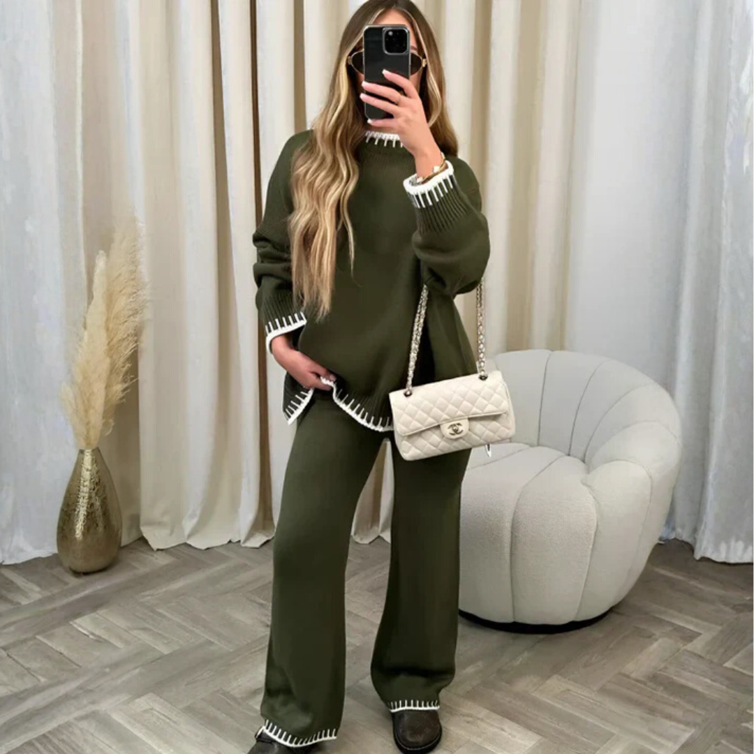 Frauen Set | Elegantes Und Warmes Zweiteiler