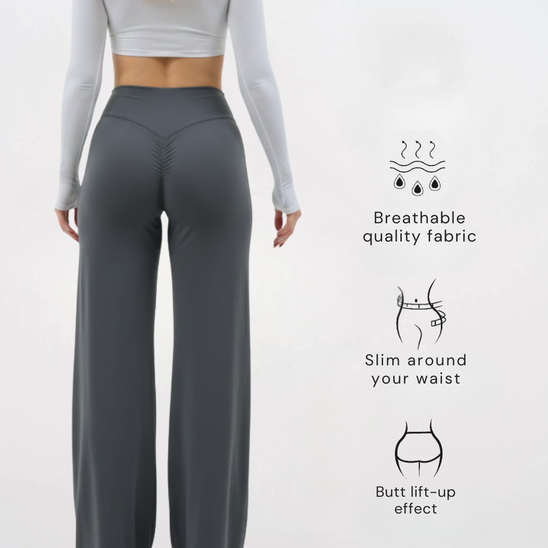 Weite Leggings für Damen | Yogahosen mit Bauchweg-Effekt