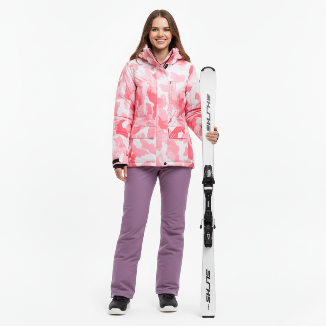 Ski Jacke Damen | Wasserabweisender Schneeanzug für den Winter
