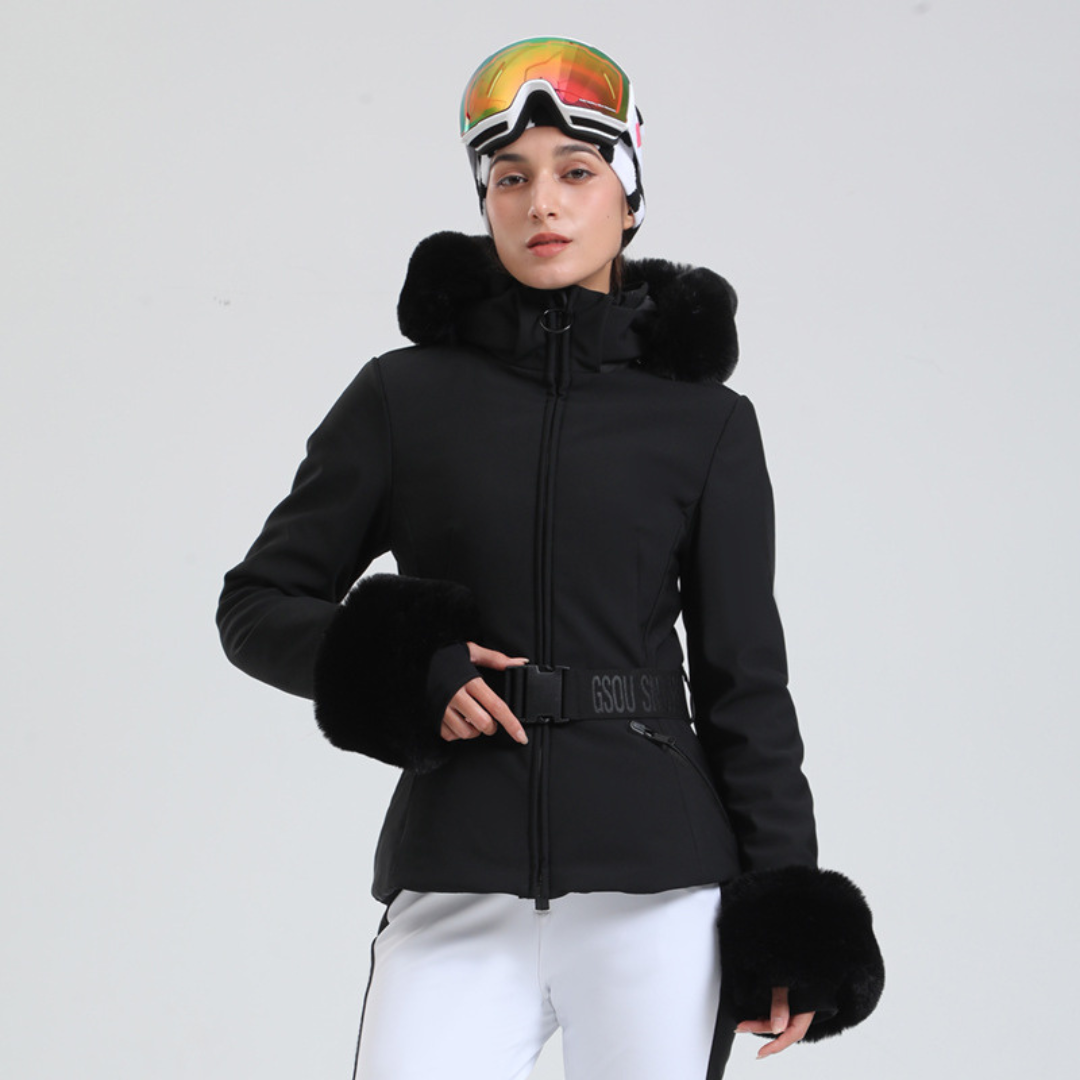 Skijacke Damen mit Kapuze | Winter Ski Outerwear