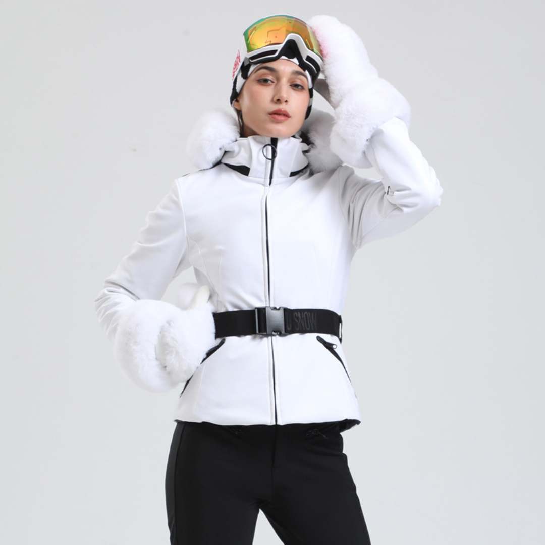 Skijacke Damen mit Kapuze | Winter Ski Outerwear
