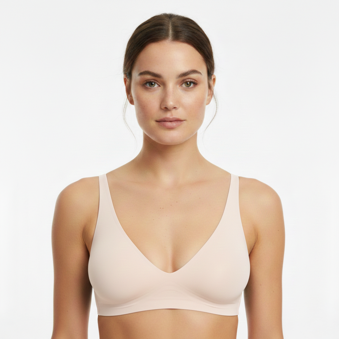 Seamless Bra for Women | V-neck | Push up