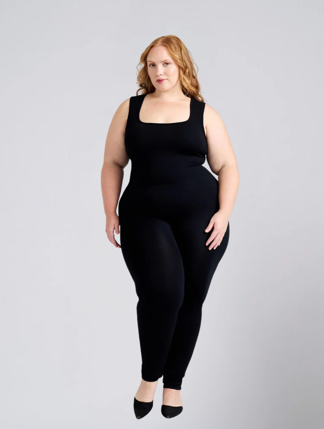 Seamless Shapewear Jumpsuit for Women – Stretch One Piece with Removable Cups