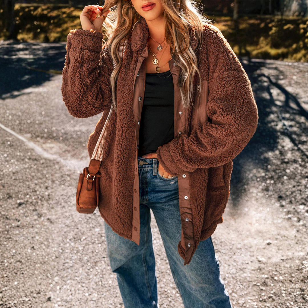 Women's Teddy Jacket | With Zipper