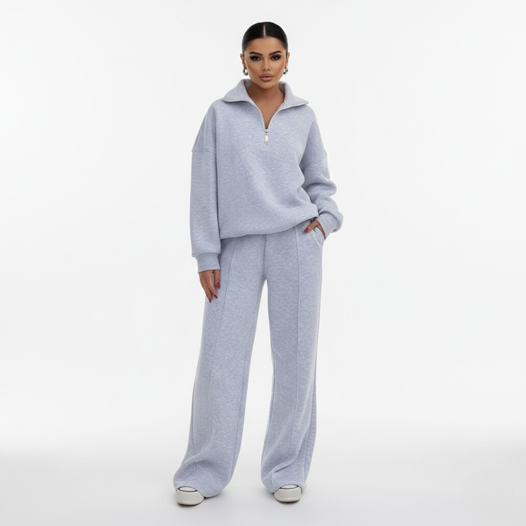 Trainingsanzug für Damen | Zweiteiliges Pullover Set