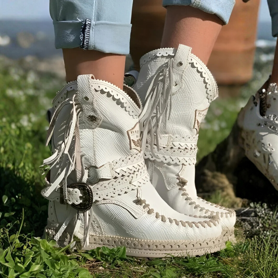 Western boots for women | Fringe detail