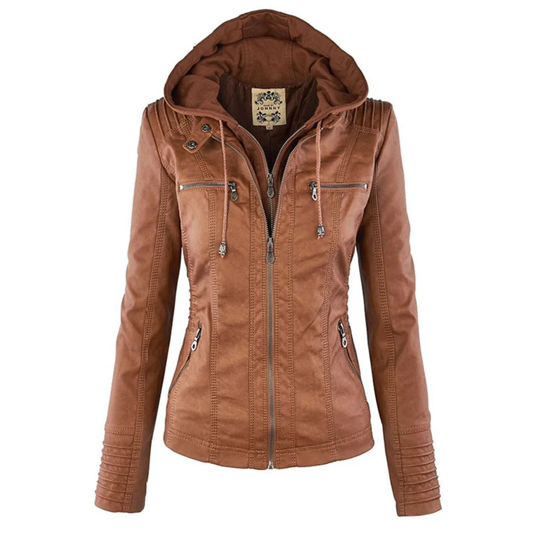 Wetterfeste Kapuzenjacke für Damen | Wasserabweisend