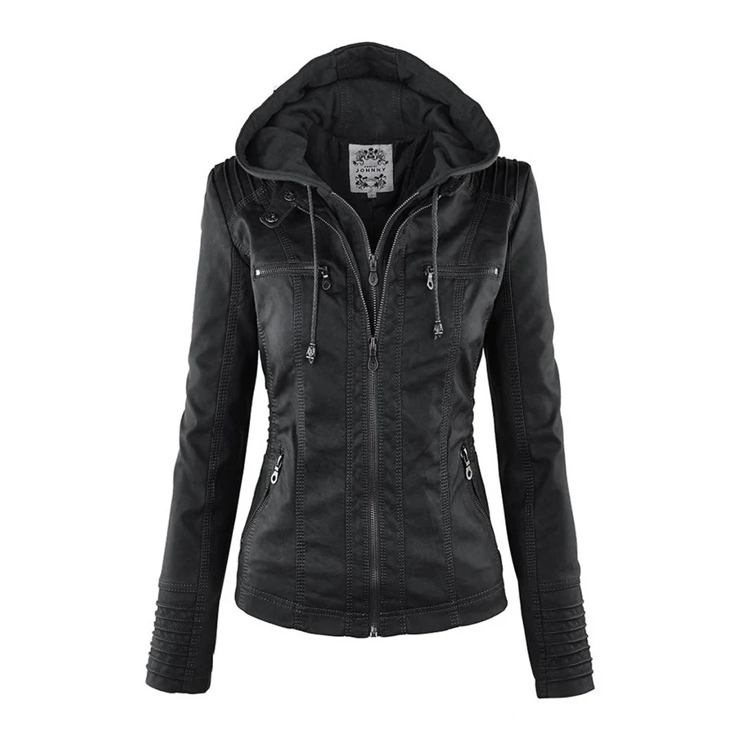Wetterfeste Kapuzenjacke für Damen | Wasserabweisend