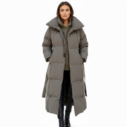 Übergroßer Parka für Damen | Design mit Gürtel