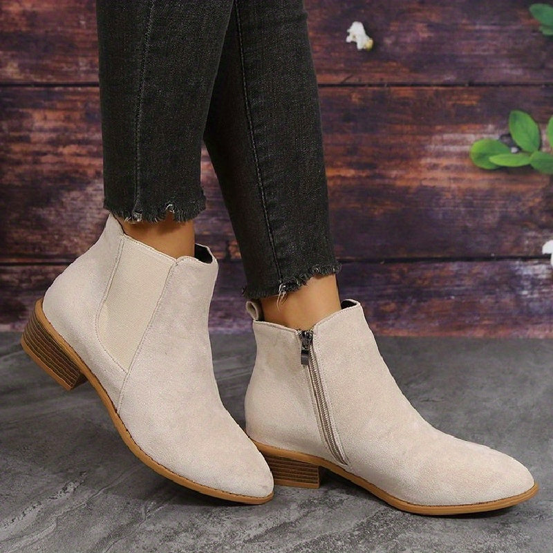 Damen Ankle Boots | Wildlederoptik